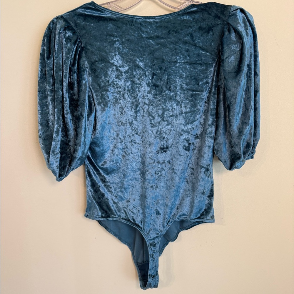 Free People Don’t You Wish Velvet Bodysuit *GOOD USED CONDITION* - Picture 7 of 10